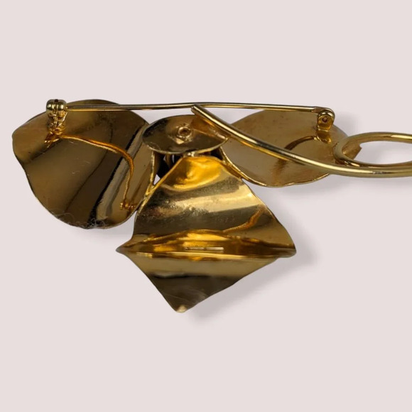 🍁Vintage Bond Boyd GF Trillium Brooch - Picture 5 of 7